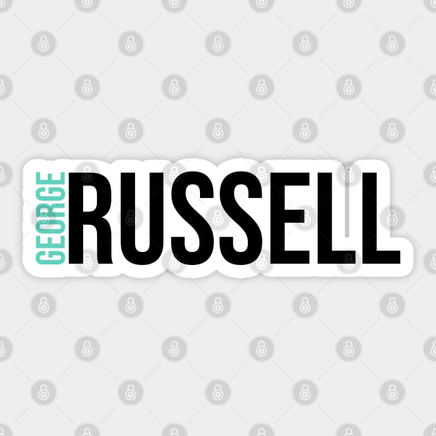 George Russell Driver Name - 2022 Season Sticker by GreazyL